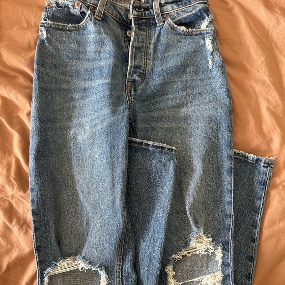 Abercrombie High Rise Dad Jeans - Picture 5 of 5
